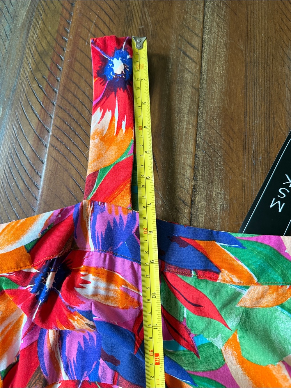 Women’s MSK Tropical Print Maxi Dress Sleeveless New Large NWT - Picture 7 of 9